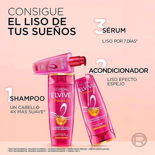 Acondicionador Elvive Dream Liso Efecto Keratina 680ML