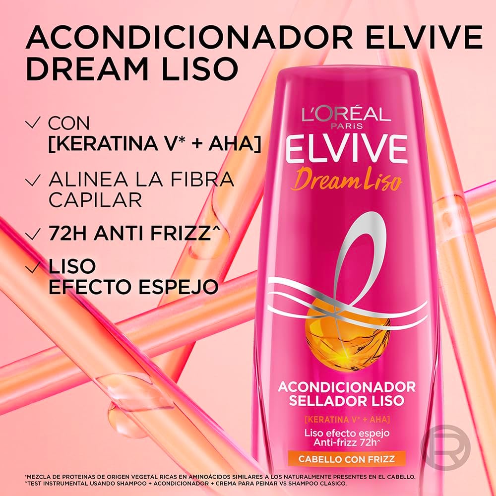 Acondicionador Elvive Dream Liso Efecto Keratina 680ML