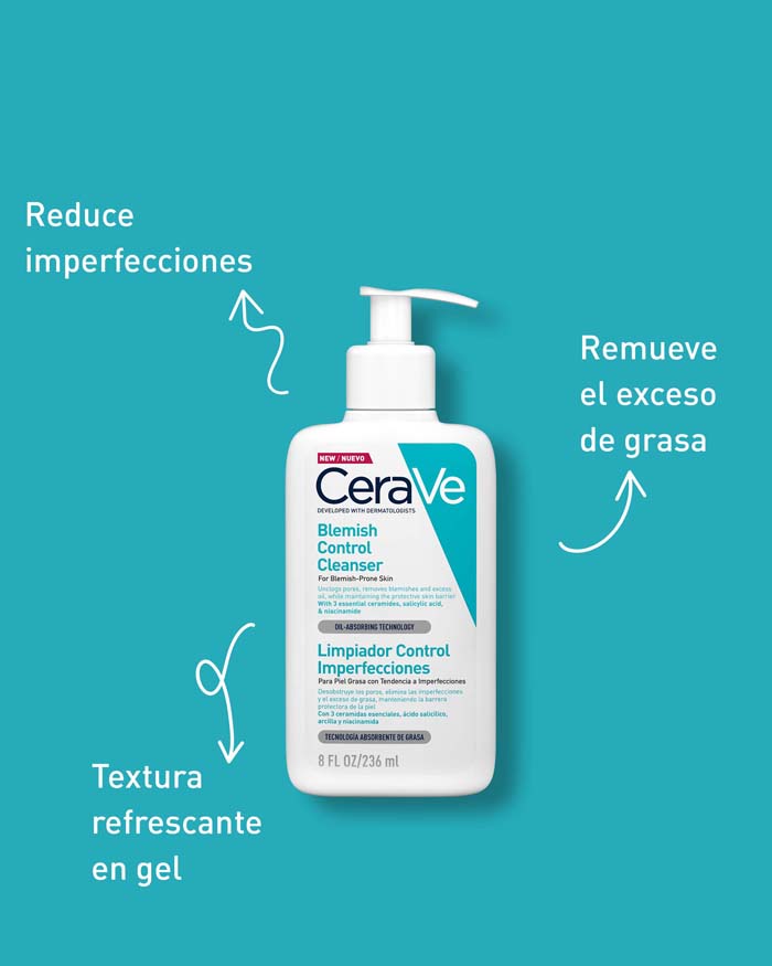 Limpiador Facial Control Imperfecciones CeraVe 236ML